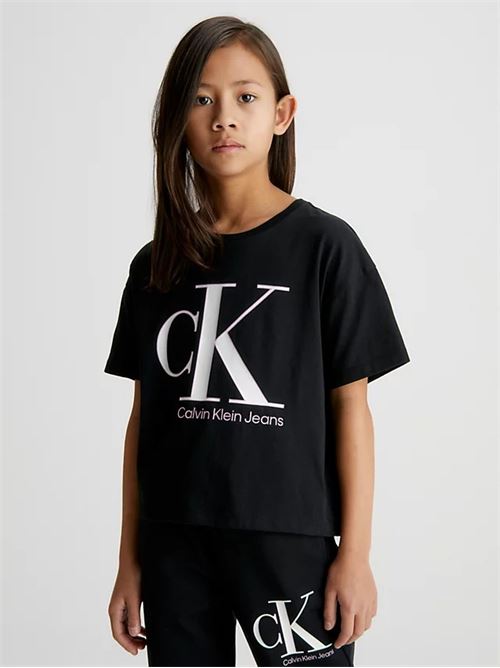 CLR REVEAL MONOGRAM T-SHIRT CALVIN KLEIN JEANS | IG0IG01939/BEH